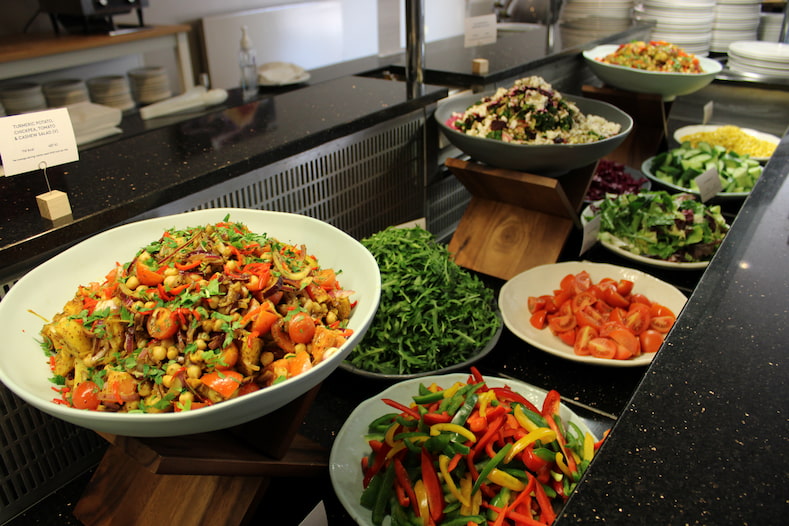 lunch buffet salad bar